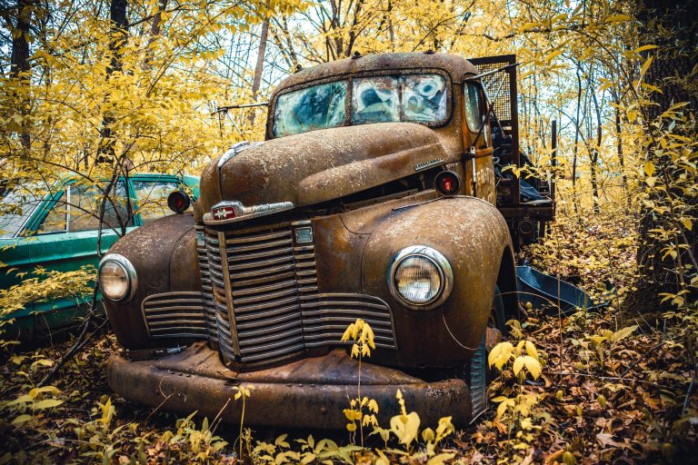 scrapping an old car